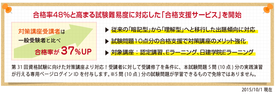 合格支援サービス告知